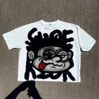 Vintage Streetwear Big Face Graphic Tee™